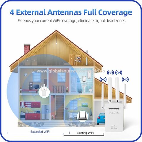 PIXLINK Fabrik preis OEM Wireless 300M WIFI Repeater Router Booster für Home Office