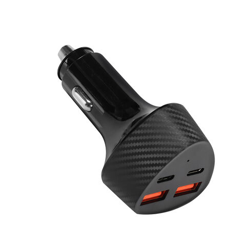 Hochwertiges 50W PD QC3.0 4-Port USB-Schnellladegerät für das Auto