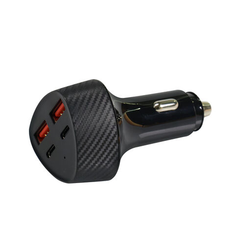Hochwertiges 50W PD QC3.0 4-Port USB-Schnellladegerät für das Auto