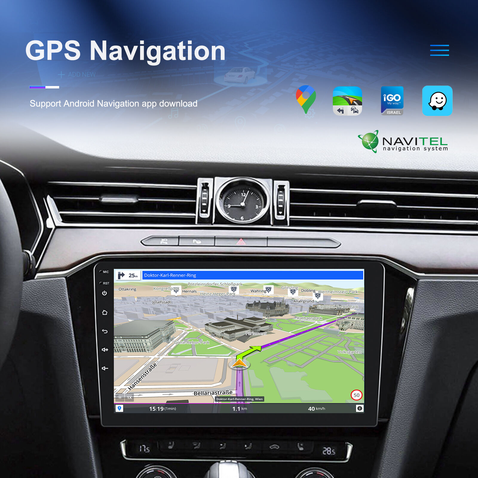 Buy Wholesale China Podofo 9 Inch 2+64g Android Car Radio Double Din ...