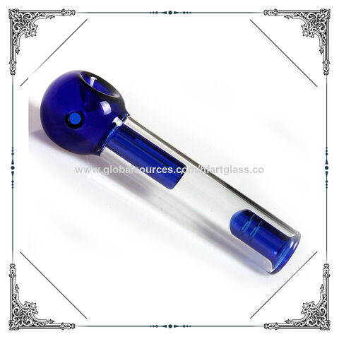 Glass Smoking Pipe Hand Tobacco Spoon Pipe Special Electroplated Bong $1.3  - Wholesale China Glass Tobacco Pipes at factory prices from Shijiazhuang  Xiqing Trading Co., Ltd