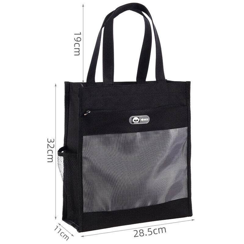 Beach Tote Bag,large Mesh Beach Clear Folding Shoulder Bag