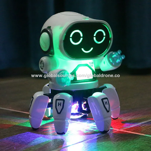 Achetez en gros Global Drone Vente Chaude Rc Six Pattes Robot Jouet Robots  Jouets éducatifs Enfant Jouet Avec Lumière Et Musique Orange Blanc Bleu  Chine et Jouet à 2.8 USD