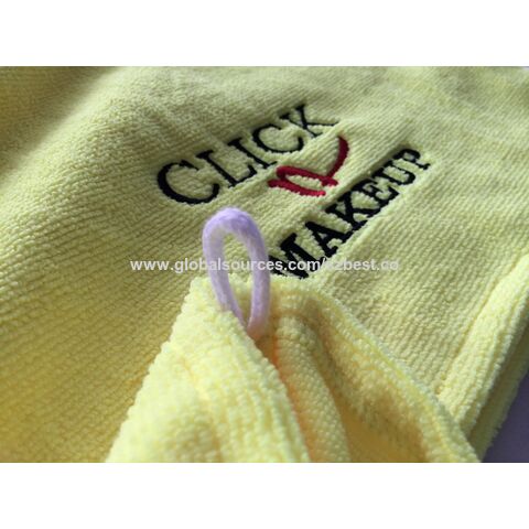 Turbante de microfibra OEM, envoltura de secado rápido para baño, spa, maquillaje, 64x25cm, 300gsm, amarillo, absorbente de agua, seco rápido, seguro para el cabello, suave