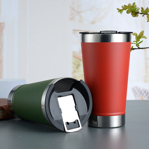 Portable Stainless Steel Coffee Thermos Mug With Straw Car Vacuum Flask  Travel Thermocup For Gifts