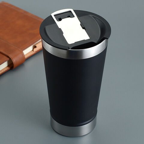 Leather Mug Travel Insulated Stainless Steel Coffee Cup Tumbler Thermos Mugs