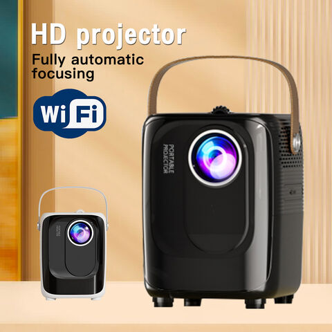 Projecteur Vidéo Portable 8500 Lumens - Full HD 1080P - Compatible Smartphone Et PC