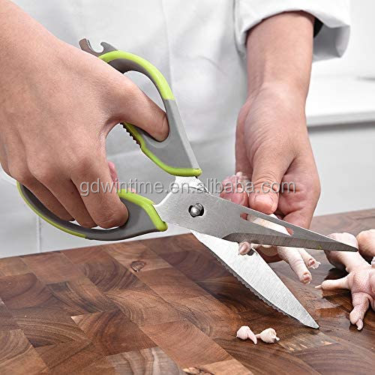 VONTER Kitchen Shears Heavy Duty Come Apart Stainless Steel Multipurpose  9.1 inches Sharp Easy Wash with Magnetic Holder for Fridge Kitchen Scissors