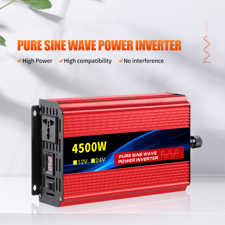 5000W sine wave inverter high power car inverter Solar inverter 12V/24V-220V  