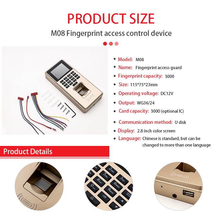 Buy China Wholesale High Security Biometric Access Control Products ...