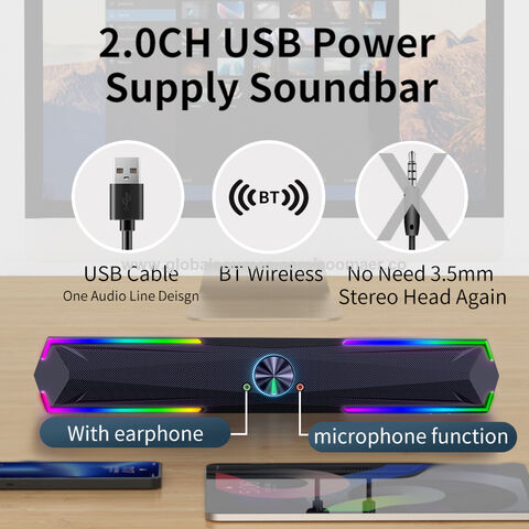  Computer Speakers, Bluetooth Soundbar, HiFi Stereo