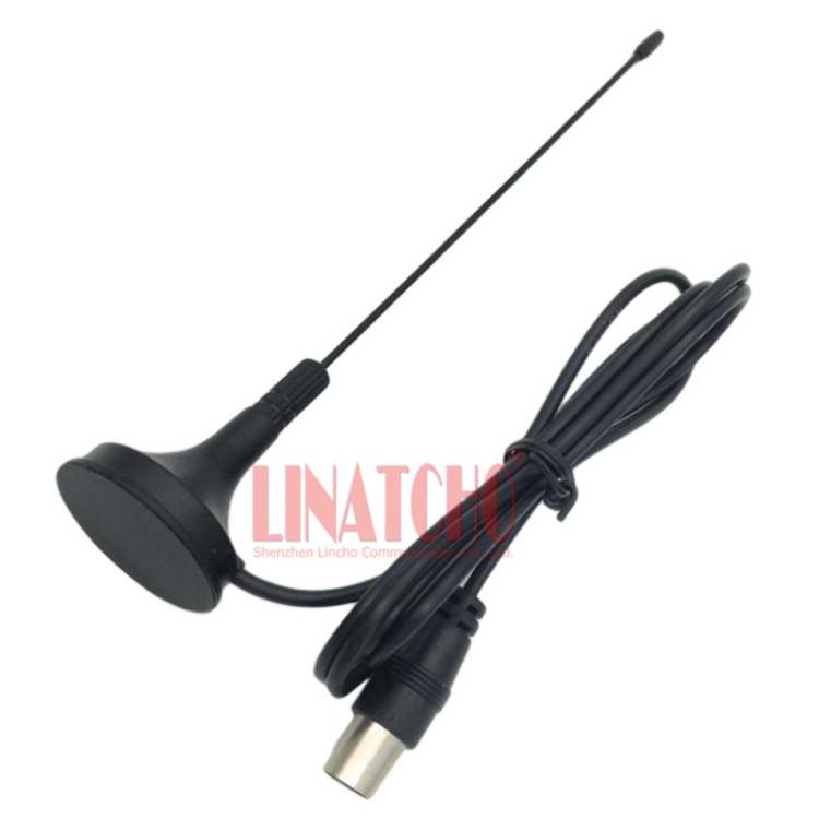 Dvb-t2 Isdb Hdtv Atsc Small Suction Cup Car Antenna Portable Mobile Tv ...