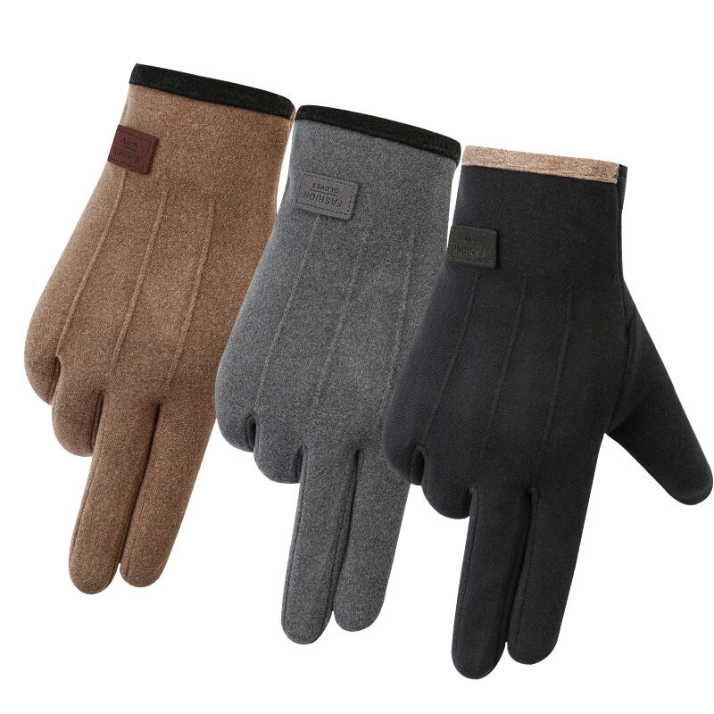 GENERICO Guantes De Hombre Invierno De Terciopelo Laspezia Mod Fines.