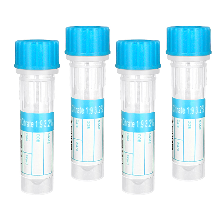 Laboratory Coagulation Test Sodium Citrate Blood Collection Tube