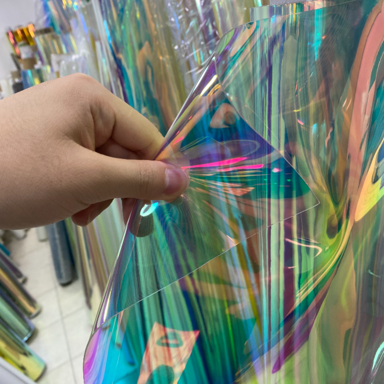 Buy Standard Quality China Wholesale 0.15-0.8mm Transparent Tpu Iridescent  Magic Mirror Multicolor Vinyl Holographic Film * Material:tpu Material+pet  Rainbow Film $3 Direct from Factory at Shenzhen Xing Hui Teng Plastic Co.,  Ltd.