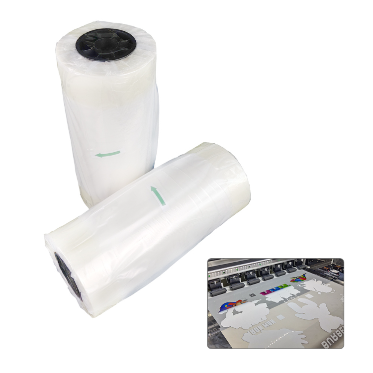 60cm Width Easy To Peel PET DTF Transfer Film Heat Transfer Printing For  Fabric