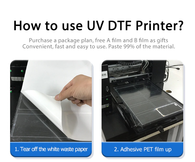 A+B FILM OF UV DTF FOR ALL SMOOTH HARD SURFACE