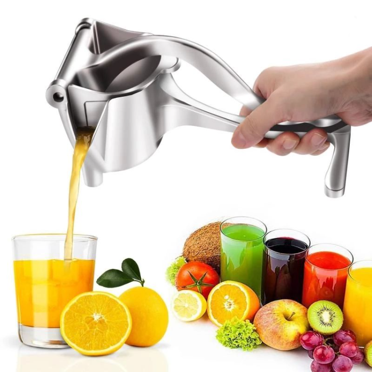 Zinc Alloy Manual Juicer Orange Juicer Stainless Steel Color Fruit