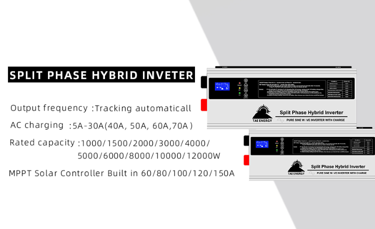 Tai Energy Pure Sine Wave Solar Inverters With Mppt Built In 5kw Hybrid ...