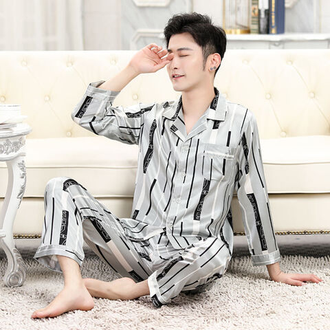 Pevtufa Men'S Pajama Set 2 Piece Loungewear Pjs, Long Sleeve