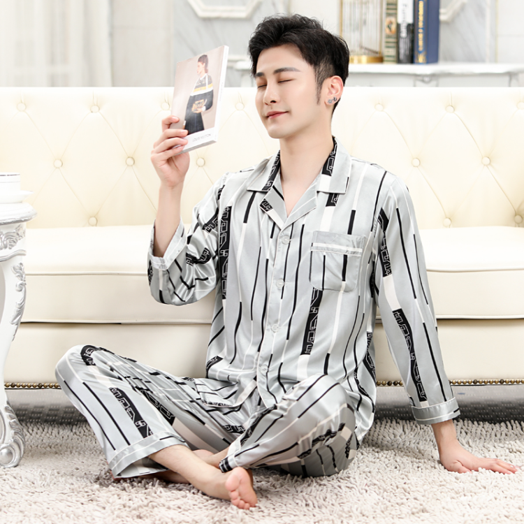 正規 Wholesale China Buy Summer Gray Men's Wear Night Print Clothing