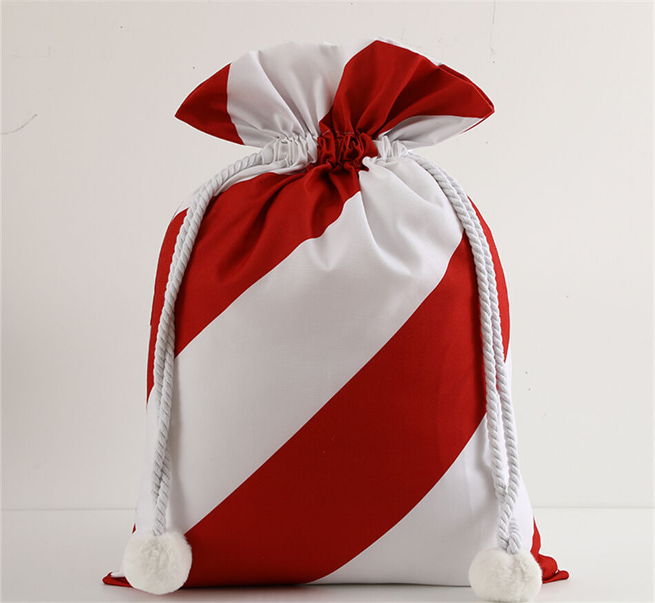 Wholesale Sublimation Blanks Christmas Sack wtih Red String