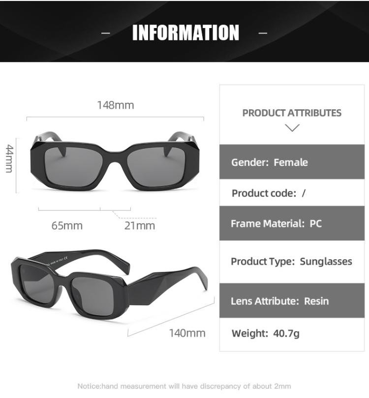 2023 Hexagon Sunglasses Women Brand Designer Sun Glasses Men