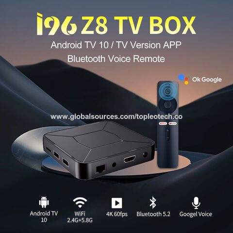 Buy Wholesale China Topleo Tv Box Factory I96 Z8 Android Tv 10.0 Vs Q5  Allwinner H313 4k Android Certificado Digital Atv Tv Box Smart & Tv Box at  USD 18.3
