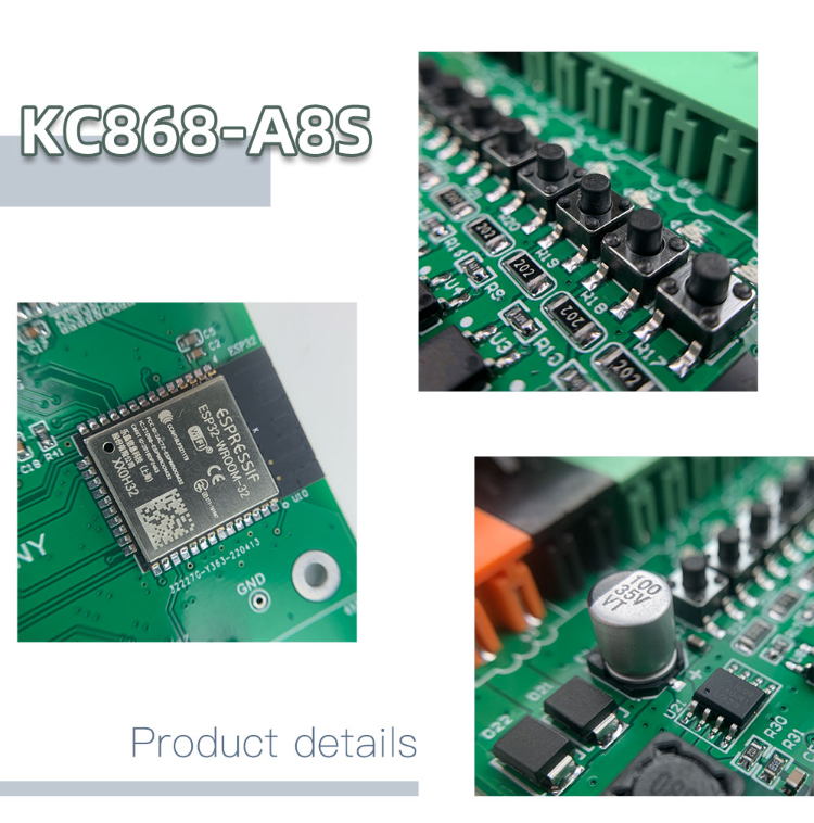 Buy Wholesale China Kc868-a8s Esp32 Relay Board Rs232 Usb W/e Relay ...