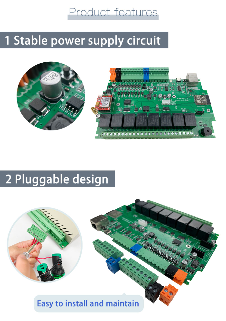 Buy Wholesale China Kc868-a8s Esp32 Relay Board Rs232 Usb W/e Relay ...