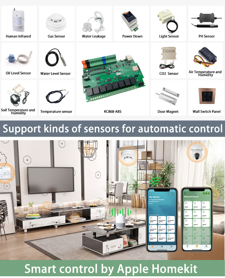 Buy Wholesale China Kc868-a8s Esp32 Relay Board Rs232 Usb W/e Relay ...