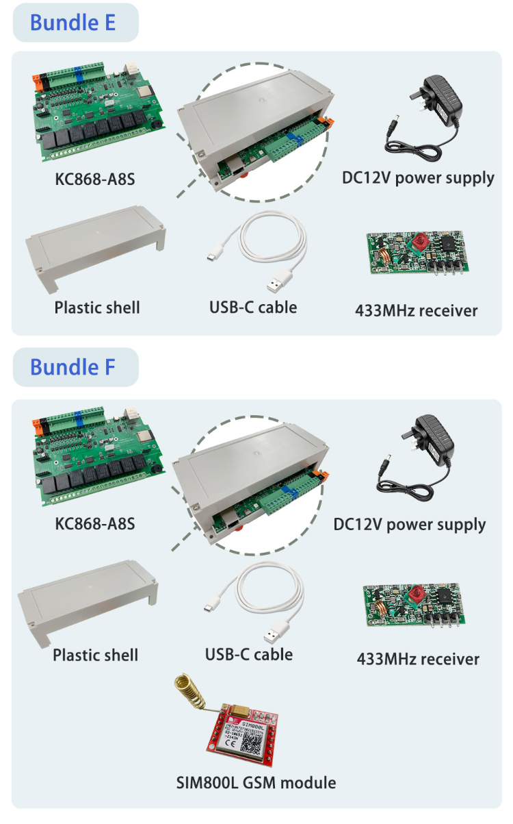 Buy Wholesale China Kc868-a8s Esp32 Relay Board Rs232 Usb W/e Relay ...