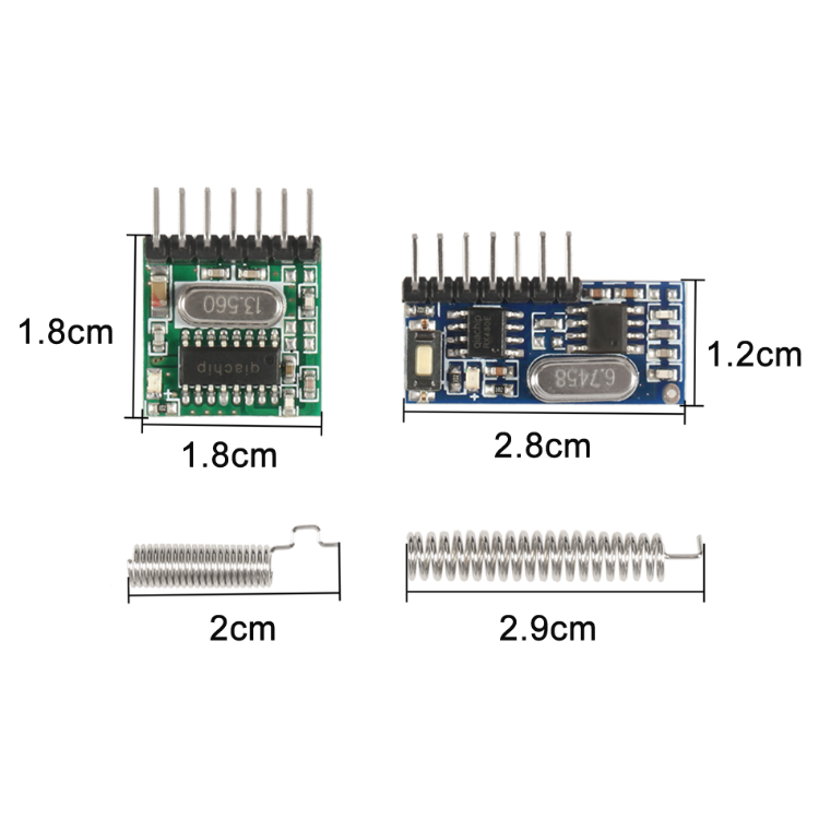 Module Rx480e Rf 433mhz 433mhz Rf Rx480e Receiver Transmitter Module Wireless Remote Control 4 ...