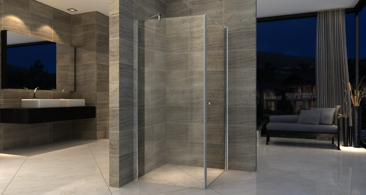 Germany Hinge En12150 Tempered Shower Door Glass Shower Enclosure ...
