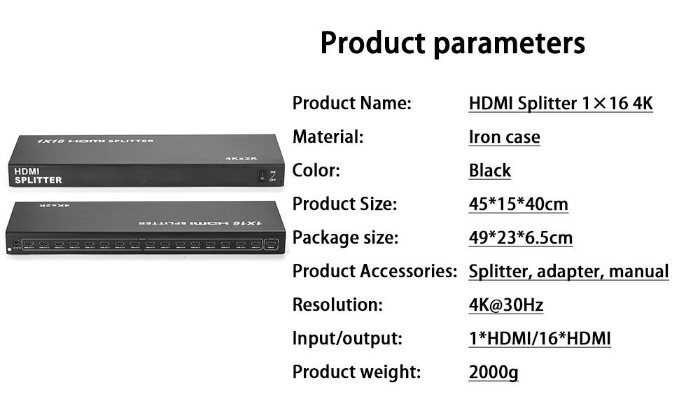 Buy Wholesale China 4k Hdr 1x16 Hdmi Professional Distributor Hdmi 