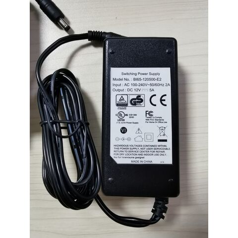 12V 4A AC to DC Adapter Power Supply 100-240V 50/60Hz