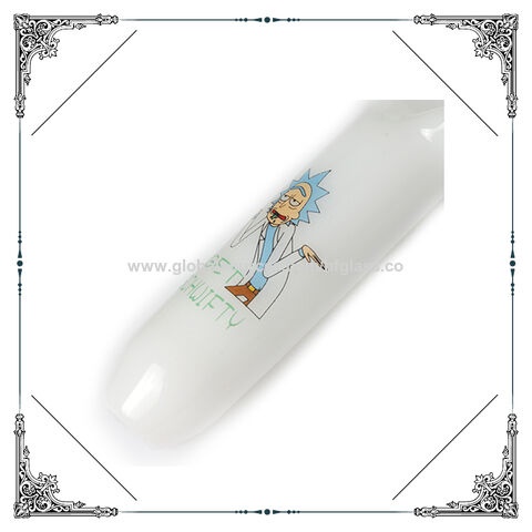 Best 3 Silicone Rick & Morty Spoon Hand Pipe with Glass Screen