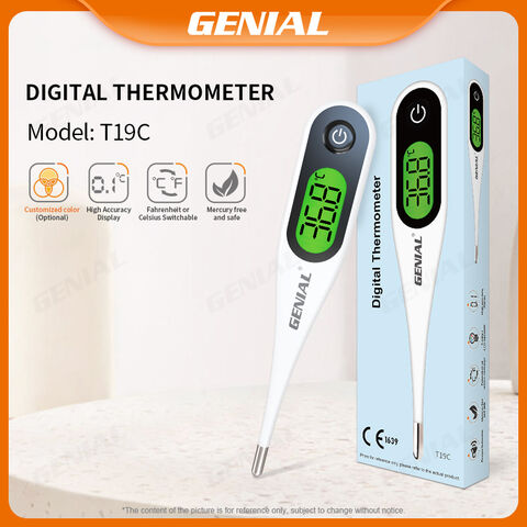 Thermomètre Bébé Médical Étanche Numérique - Thermomètre Oral Recta