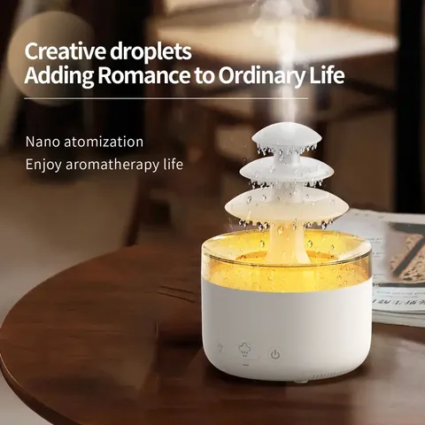 Buy Wholesale China Hot Sale Smart Home Appliances Rain Aromatherapy  Machine Raindrop Humidifier Essential Oil Diffuser With Colorful Night  Light & Humidifier at USD 13.5
