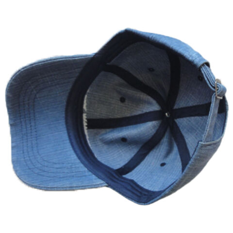 Casquette de baseball brodée en denim, meilleures ventes et prix économique