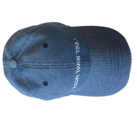 Casquette de baseball brodée en denim, meilleures ventes et prix économique