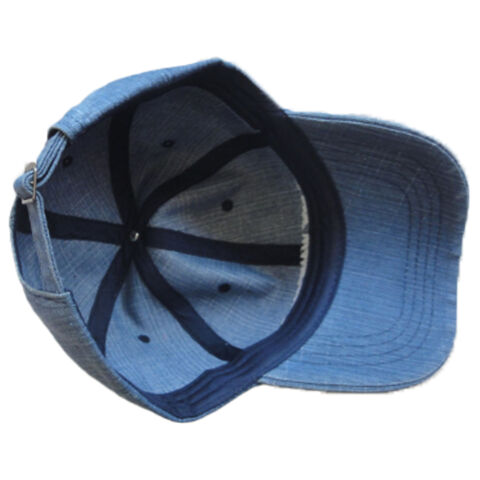 Casquette de baseball brodée en denim, meilleures ventes et prix économique