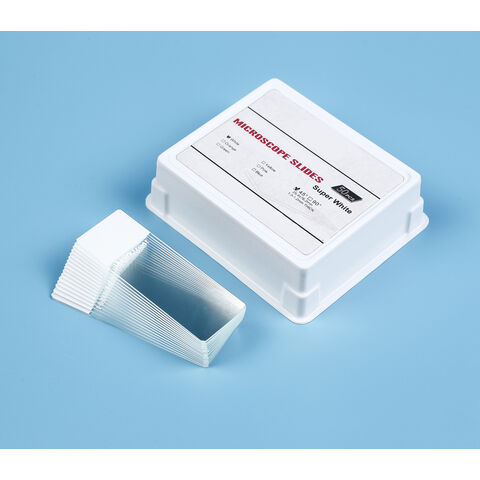 Fornecedor de lâminas de microscópio descartáveis, equipamentos de laboratório, lâminas de microscópio de silano descartáveis para laboratório médico