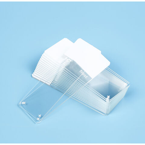 Fornecedor de lâminas de microscópio descartáveis, equipamentos de laboratório, lâminas de microscópio de silano descartáveis para laboratório médico