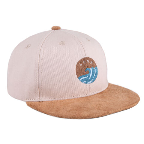 Gorra Snapback para niños, 6 paneles, visera plana, etiqueta de cuero, personalizable para baloncesto y hombres