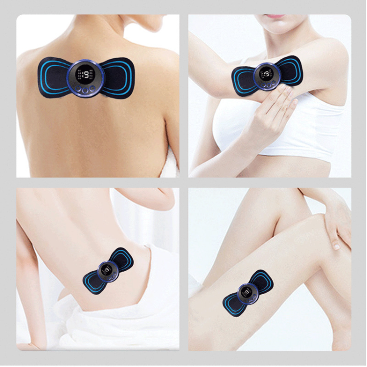 Buy Wholesale China Wireless Ems Pain Relief Muscle Stimulator Electric  Neck Back Massager Mini Massage Patch & Shoulder And Back Massager Wireless  Electric Neck at USD 1.8