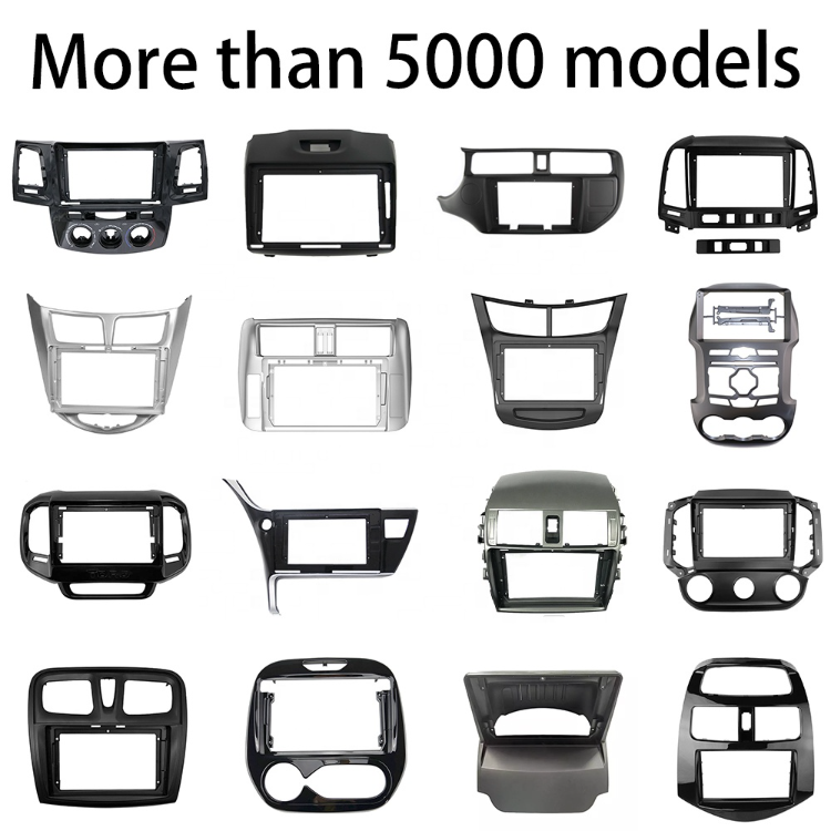 Car Dvd Player Frame For Peugeot 206 9