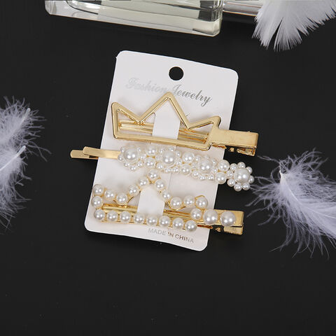Buy Wholesale China Korean Pearl Hair Clips Wholesale Sweet Hair  Accessories Alloy Hairpin Sets & Hair Clips at USD 0.45