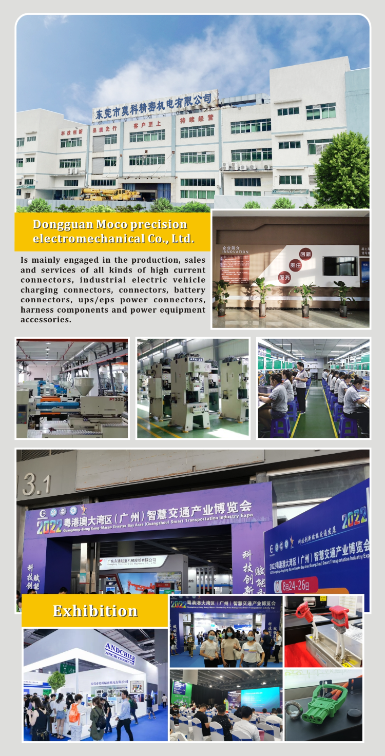 Factory Sale 2p Battery Connector 600v 30a 40a 50a 120a 175amp 350a 75x