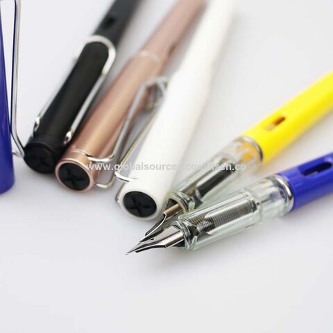 1PC Luxury Fountain Pen Medium Nib Pen with Twist Converter Use